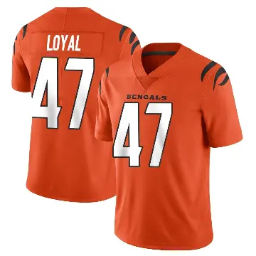 ＃47 Youth Shaquan Loyal Orange Limited Cincinnati Bengals Vapor Untouchable Jersey