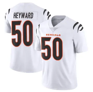 ＃50 Youth Shaka Heyward White Limited Cincinnati Bengals Vapor Untouchable Jersey