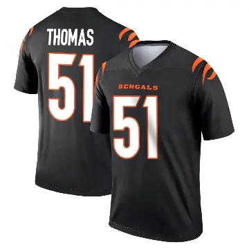 ＃51 Youth Isaiah Thomas Black Legend Cincinnati Bengals Jersey