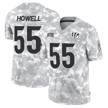＃55 Youth Cashius Howell Arctic Camo Limited Cincinnati Bengals 2024 Salute to Service Jersey