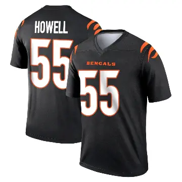 ＃55 Youth Cashius Howell Black Legend Cincinnati Bengals Jersey
