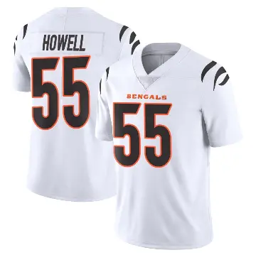 ＃55 Youth Cashius Howell White Limited Cincinnati Bengals Vapor Untouchable Jersey