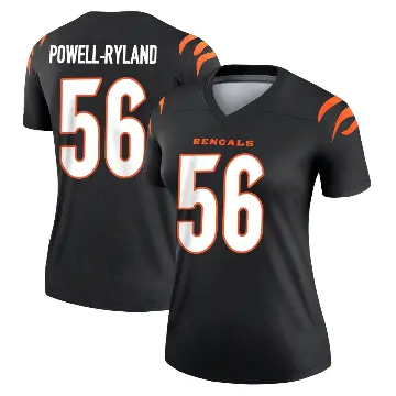 ＃56 Women's Antwaun Powell-Ryland Black Legend Cincinnati Bengals Jersey