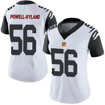 ＃56 Women's Antwaun Powell-Ryland White Limited Cincinnati Bengals Color Rush Vapor Untouchable Jersey
