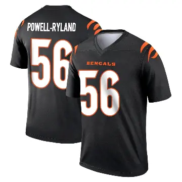 ＃56 Youth Antwaun Powell-Ryland Black Legend Cincinnati Bengals Jersey