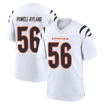 ＃56 Youth Antwaun Powell-Ryland White Game Cincinnati Bengals Jersey