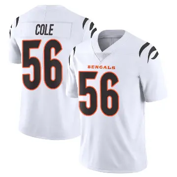 ＃56 Youth Myles Cole White Limited Cincinnati Bengals Vapor Untouchable Jersey