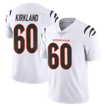 ＃60 Men's Jaxson Kirkland White Limited Cincinnati Bengals Vapor Untouchable Jersey