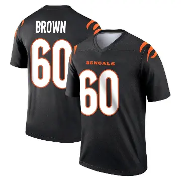 ＃60 Men's Liam Brown Black Legend Cincinnati Bengals Jersey