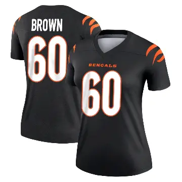 ＃60 Women's Liam Brown Black Legend Cincinnati Bengals Jersey