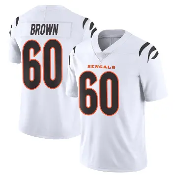 ＃60 Youth Liam Brown White Limited Cincinnati Bengals Vapor Untouchable Jersey