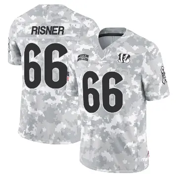 ＃66 Men's Dalton Risner Arctic Camo Limited Cincinnati Bengals 2024 Salute to Service Jersey