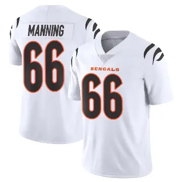 ＃66 Men's Tashawn Manning White Limited Cincinnati Bengals Vapor Untouchable Jersey