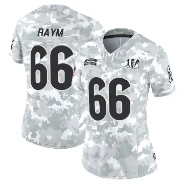 ＃66 Women's Andrew Raym Arctic Camo Limited Cincinnati Bengals 2024 Salute to Service Jersey