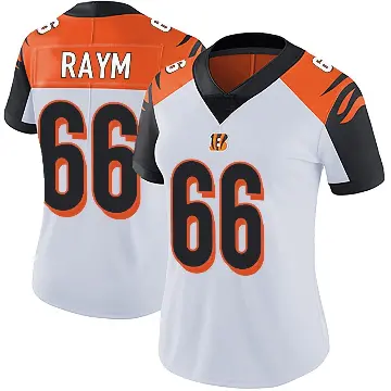 ＃66 Women's Andrew Raym White Limited Cincinnati Bengals Vapor Untouchable Jersey