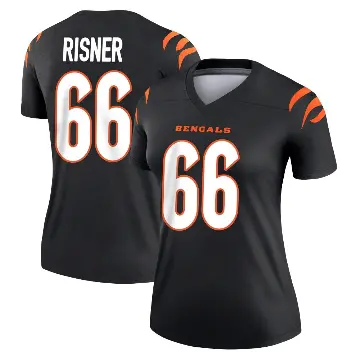 ＃66 Women's Dalton Risner Black Legend Cincinnati Bengals Jersey