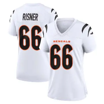 ＃66 Women's Dalton Risner White Game Cincinnati Bengals Jersey
