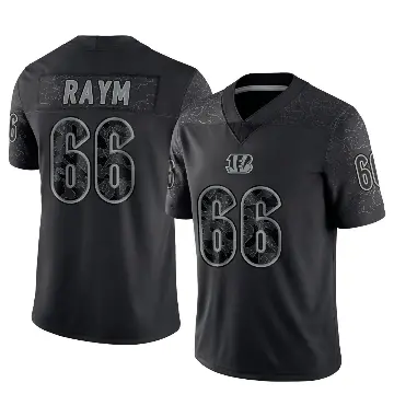 ＃66 Youth Andrew Raym Black Limited Cincinnati Bengals Reflective Jersey