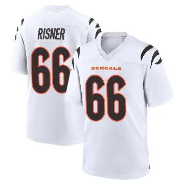 ＃66 Youth Dalton Risner White Game Cincinnati Bengals Jersey