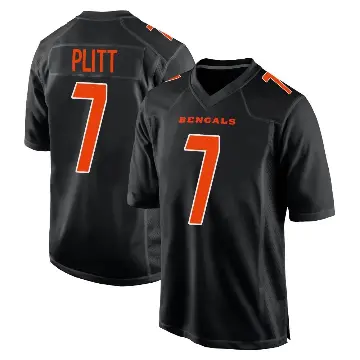 ＃7 Men's Drew Plitt Black Game Cincinnati Bengals Fashion Jersey