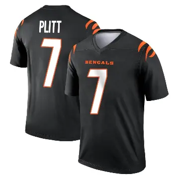 ＃7 Men's Drew Plitt Black Legend Cincinnati Bengals Jersey
