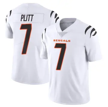 ＃7 Men's Drew Plitt White Limited Cincinnati Bengals Vapor Untouchable Jersey