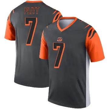 ＃7 Youth Drew Plitt Legend Cincinnati Bengals Silver Jersey