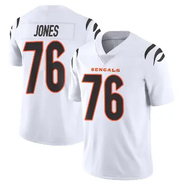 ＃76 Men's Christian Jones White Limited Cincinnati Bengals Vapor Untouchable Jersey
