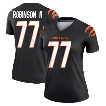 ＃77 Women's Corey Robinson II Black Legend Cincinnati Bengals Jersey
