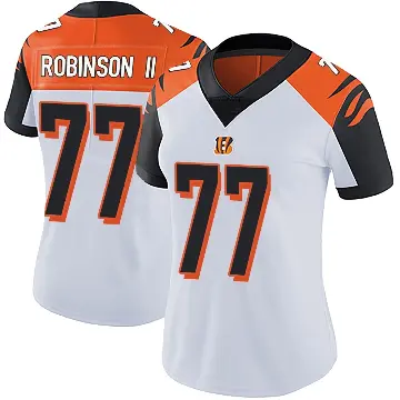＃77 Women's Corey Robinson II White Limited Cincinnati Bengals Vapor Untouchable Jersey
