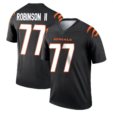 ＃77 Youth Corey Robinson II Black Legend Cincinnati Bengals Jersey