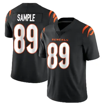 ＃89 Men's Drew Sample Black Limited Cincinnati Bengals Team Color Vapor Untouchable Jersey