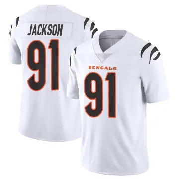 ＃91 Youth McKinnley Jackson White Limited Cincinnati Bengals Vapor Untouchable Jersey