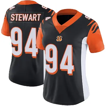 ＃94 Women's Shemar Stewart Black Limited Cincinnati Bengals Team Color Vapor Untouchable Jersey