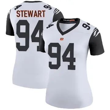 ＃94 Women's Shemar Stewart White Legend Cincinnati Bengals Color Rush Jersey