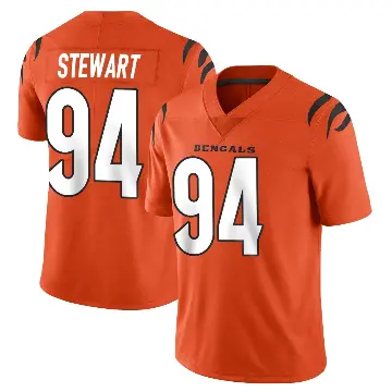 ＃94 Youth Shemar Stewart Orange Limited Cincinnati Bengals Vapor Untouchable Jersey