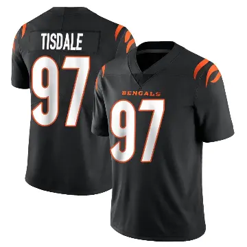 ＃97 Men's Tariqious Tisdale Black Limited Cincinnati Bengals Team Color Vapor Untouchable Jersey