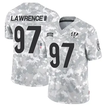 ＃97 Youth Dexter Lawrence II Arctic Camo Limited Cincinnati Bengals 2024 Salute to Service Jersey