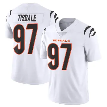 ＃97 Youth Tariqious Tisdale White Limited Cincinnati Bengals Vapor Untouchable Jersey