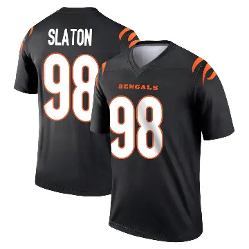 ＃98 Youth T.J. Slaton Black Legend Cincinnati Bengals Jersey