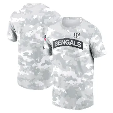 Men's Arctic Camo Cincinnati Bengals 2024 Salute To Service Performance T-Shirt