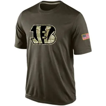 Men's Olive Cincinnati Bengals Salute To Service KO Performance Dri-FIT T-Shirt