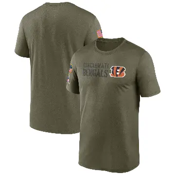 Men's Olive Legend Cincinnati Bengals 2022 Salute to Service Team T-Shirt